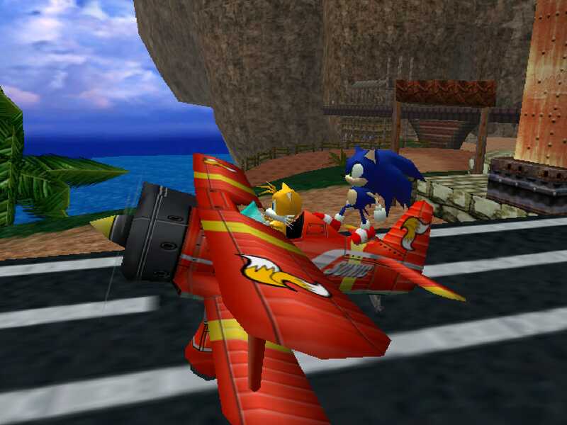 captura de tela de sonic adventure